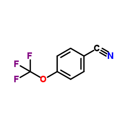 4-三氟甲氧基苯腈结构式