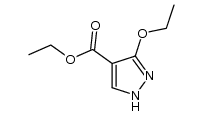ethyl 3-ethoxy-1H-pyrazole-4-carboxylate结构式