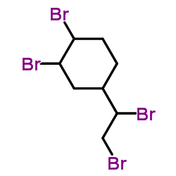 1,2-二溴-4-(1,2-二溴乙基)环己烷结构式