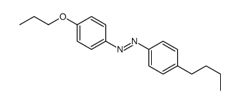 (4-butylphenyl)-(4-propoxyphenyl)diazene结构式