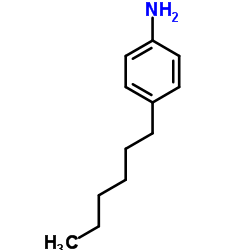 4-正己基苯胺结构式