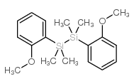 二(2-甲氧基苯基)-1,1,2,2-四甲基二硅烷结构式