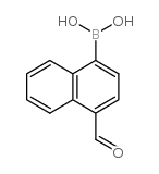 4-醛基萘-1-硼酸结构式