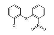 (2-chloro-phenyl)-(2-nitro-phenyl)-sulfane结构式