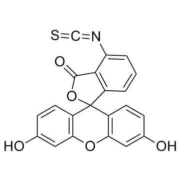 6-异硫氰酸荧光素结构式
