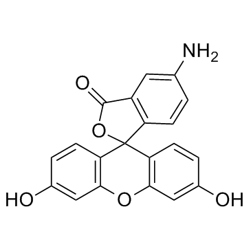 5-氨基荧光素结构式