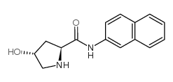 trans 4-Hydroxy-L-proline β-Naphthylamide结构式
