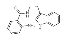 2-amino-N-[2-(1H-indol-3-yl)ethyl]benzamide结构式