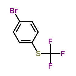 1-溴-4-(三氟甲基硫代)苯结构式