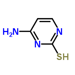 4-氨基-2-巯基嘧啶结构式