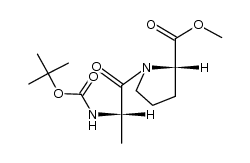 N-Boc-L-Ala-L-Pro methyl ester结构式