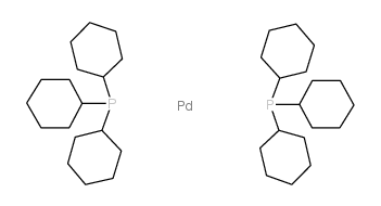 双(三环己基膦)钯结构式