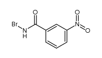 3-nitro-benzoic acid bromoamide结构式