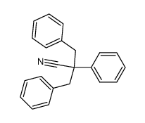 2-benzyl-2,3-diphenyl-propionitrile结构式