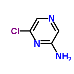 2-氨基-6-氯吡嗪结构式