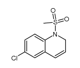 6-chloro-1-(methylsulfonyl)-1,2-dihydroquinoline结构式