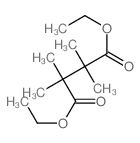 Butanedioic acid,2,2,3,3-tetramethyl-, 1,4-diethyl ester结构式