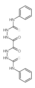 3-phenyl-1-[[(phenylthiocarbamoylamino)carbamoylformyl]amino]thiourea结构式