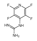 N-(2,3,5,6-Tetrafluoro-4-pyridyl)guanidine结构式
