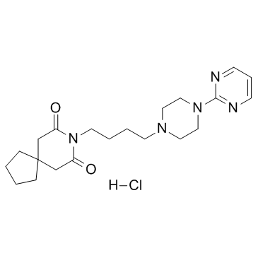 丁螺旋酮盐酸盐结构式