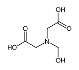 2-[carboxymethyl(hydroxymethyl)amino]acetic acid结构式