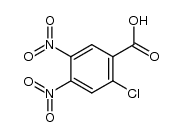 2-chloro-4,5-dinitrobenzoic acid结构式