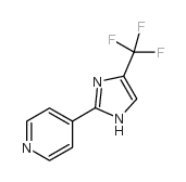 2-(4-吡啶基)-4-三氟甲基咪唑结构式