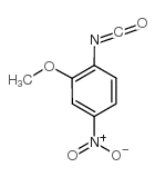 2-甲氧基-4-硝基苯异氰酸酯结构式