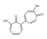 6,6'-dihydroxy-[1,3']bicyclohepta-1,3,5-trienyl-7,7'-dione结构式