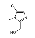 5-氯-2-羟甲基-1-甲基-1H-咪唑结构式
