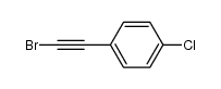 1-bromo-2-(4-chlorophenyl)acetylene结构式