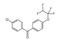 4-氯-[4-(1,1,2,2-四氟乙氧基)]苯甲酮结构式