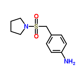 N-[(4-氨基苯基)-甲基磺酰基]吡咯烷结构式