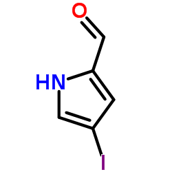 4-碘-1H-吡咯-2-甲醛结构式