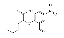 2-(2-甲酰基-4-硝基苯氧基)-己酸结构式