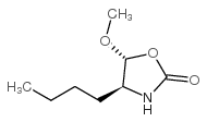 2-Oxazolidinone,4-butyl-5-methoxy-,(4S,5R)-(9CI)结构式