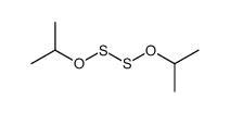 2-(propan-2-yloxydisulfanyl)oxypropane结构式