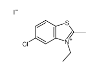 5-chloro-3-ethyl-2-methyl-1,3-benzothiazol-3-ium,iodide结构式