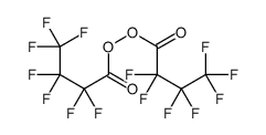 2,2,3,3,4,4,4-heptafluorobutanoyl 2,2,3,3,4,4,4-heptafluorobutaneperoxoate结构式