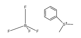 dimethylphenyl sulfonium tetrafluoroborate结构式