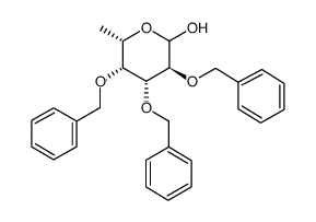 2,3,4-三邻苄基-l-岩藻吡喃糖结构式