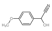 Benzeneacetonitrile, a-hydroxy-4-methoxy-结构式