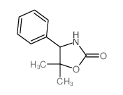 2-Oxazolidinone,5,5-dimethyl-4-phenyl-结构式