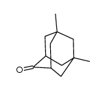 5,7-Dimethyl-2-adamantanone结构式