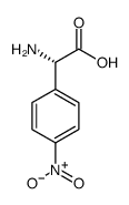 (S)-氨基-(4-硝基-苯基)-乙酸结构式