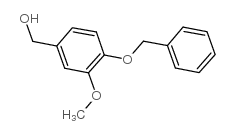 4-苄氧基-3-甲氧基苯甲醇结构式