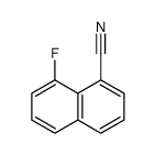 1-Cyano-8-fluoronaphthalene结构式