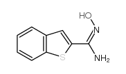 Benzo[b]thiophene-2-carboximidamide,N-hydroxy-结构式