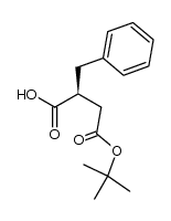 (S)-2-BENZYL-4-(TERT-BUTOXY)-4-OXOBUTANOIC ACID结构式