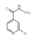 2-溴-N-甲基异烟酰胺结构式